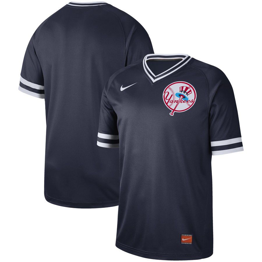 2019 Men MLB New York Yankees blank blue Nike Cooperstown Collection Jerseys
